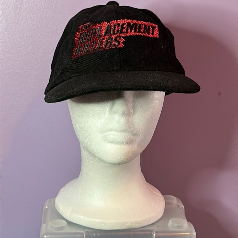 Replacement Killers Movie Hat Black Red Cap Embroidered Promo Adjustable Rare